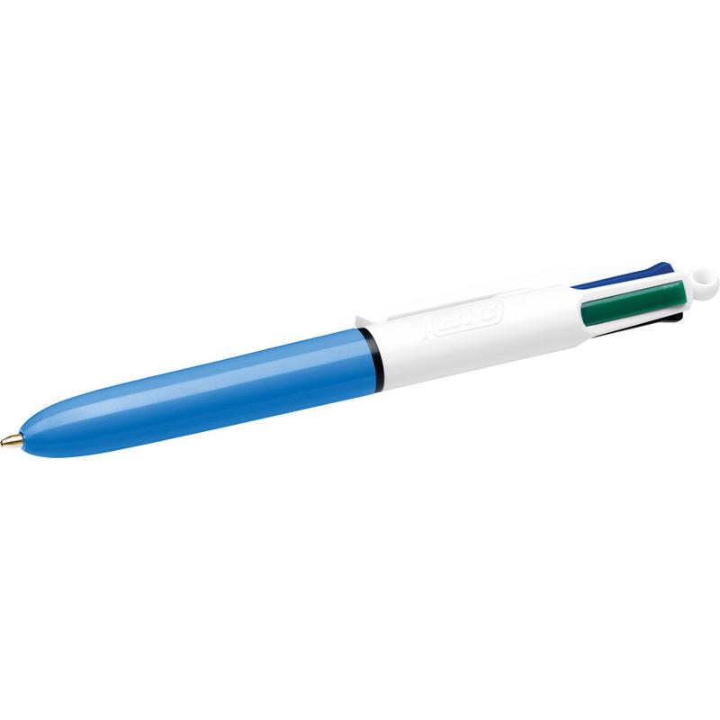 Thumbnail - Bic, Schreibstifte, Druckkugelschreiber 4Colours Mini, Strichst„rke: 0,32 mm (Blau, weiss, 1 x)