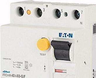 Produktbild Eaton Fehlerstromschutzschalter, 4 Pole, 63A, 300mA