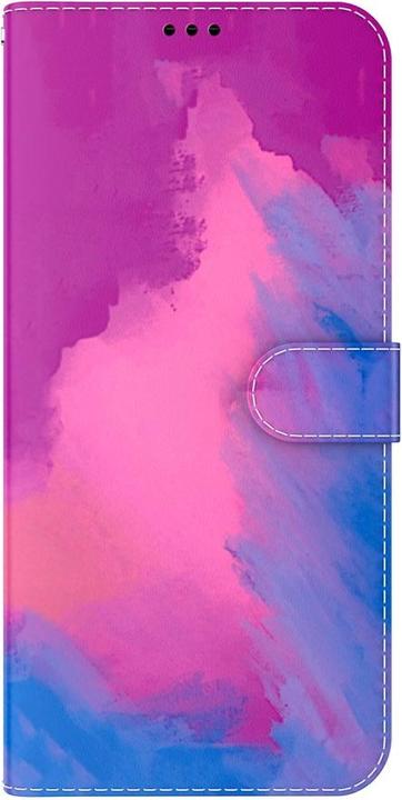 Actual product image Art iPhone 13 Pro book case Case with card slot Pink Purple (Apple iPhone 13 Pro)