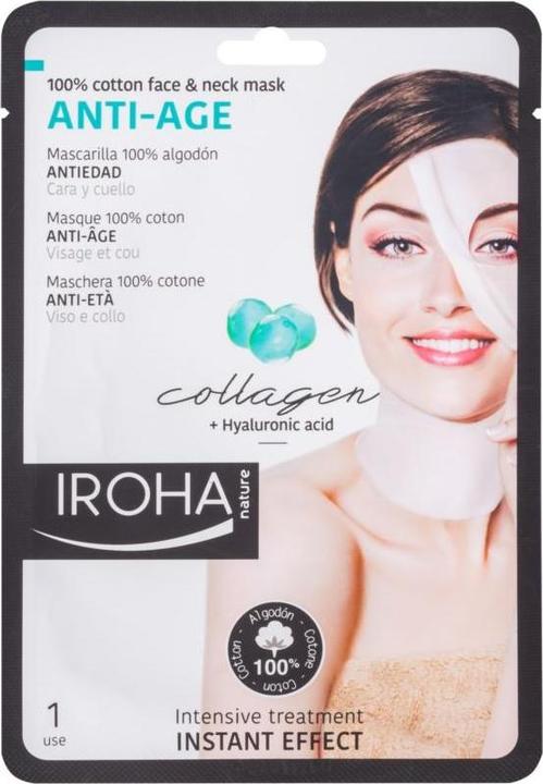 Produktbild Iroha Nature Nature - Cotton Face & Neck Mask Anti-Age (30 ml)