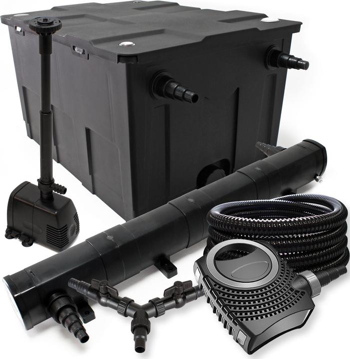 Actual product image SunSun Filter Set 60000l Pond 72W Pond Clarifier NEO8000 70W Pump 25m Hose Fountain