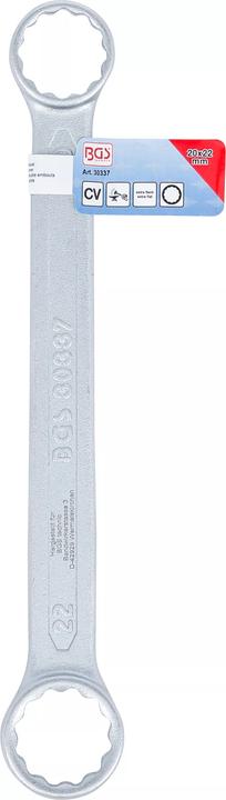 Actual product image BGS Double Ring Spanner extra flat 20 x 22 mm (20 mm)