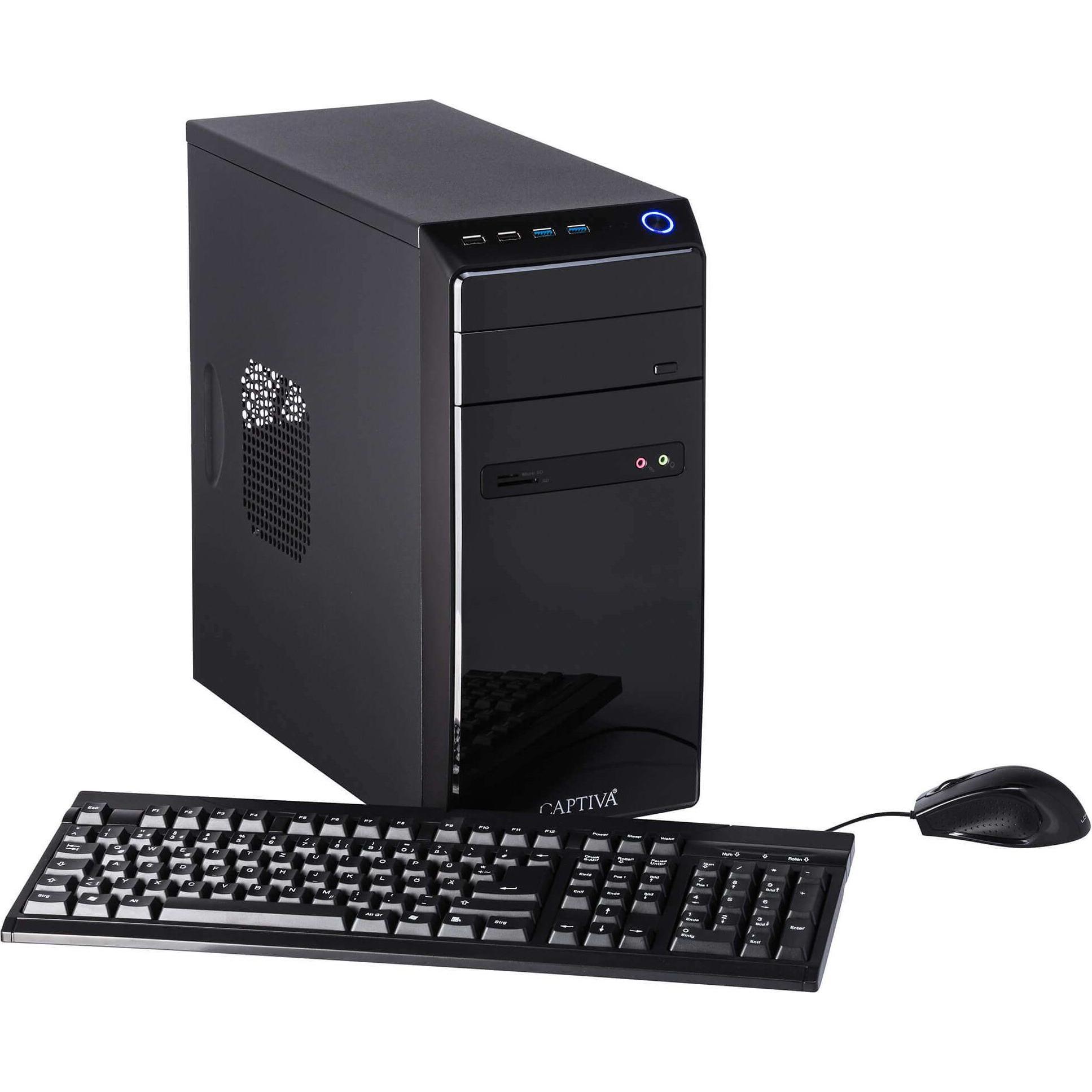 Captiva PC Power Starter I93-728 (i5-14400/SSD 500GB/16GB/WLAN/Windows 11 Home 64-bit) (500 GB, 16 GB), PC