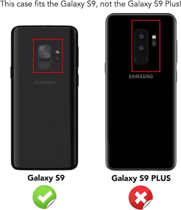Actual product image Nalia Mobile phone cover (Samsung Galaxy S9+)