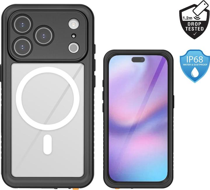 Produktbild 4smarts Hülle, Cover, Apple, iPhone 17, 16 cm (6.3"), Schwarz, Transparent (Apple iPhone 17 Pro)