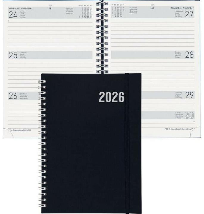 Produktbild Biella Geschäftsagenda Dispo Term Savanna Wire-O (14.5 x 20.5 cm, 1 Woche / 2 Seiten)