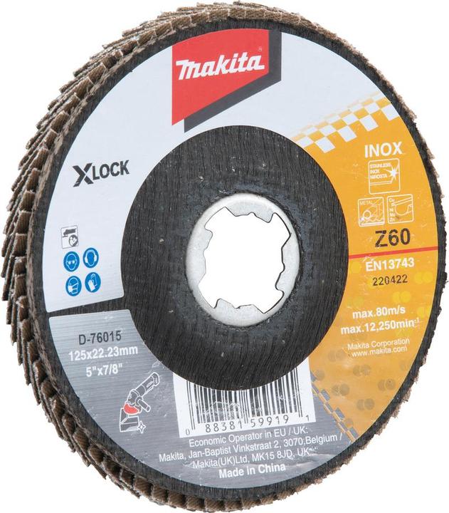 Produktbild Makita Fächerschleifscheibe 125mm (Z60)