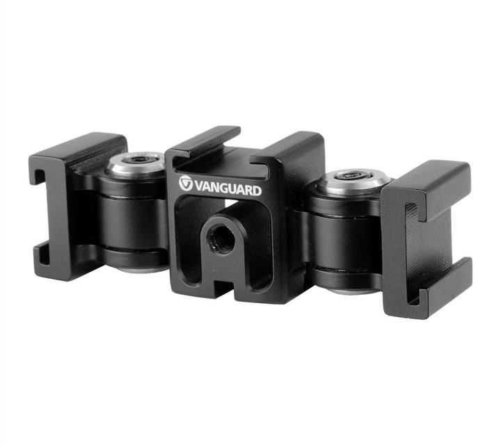 Actual product image Vanguard VEO CSMM3 Expandable Triple Cold Shoe Holder (Metal)