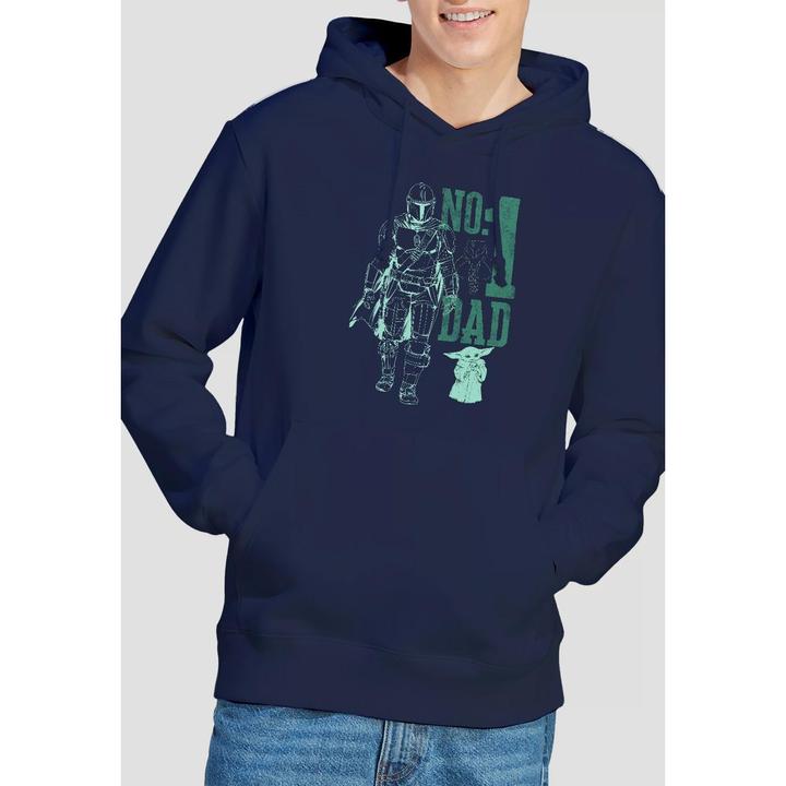 Immagine prodotto Star Wars No. 1 Dad Felpa con Cappuccio Mando Uomo (XL)