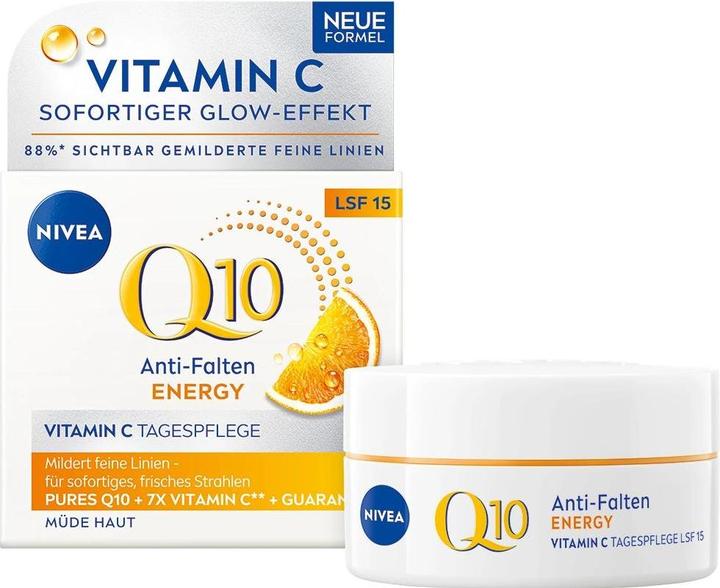 Produktbild NIVEA Q10 Energy Anti-Falten Tagescreme (50 ml, Tagescreme, SPF 15)