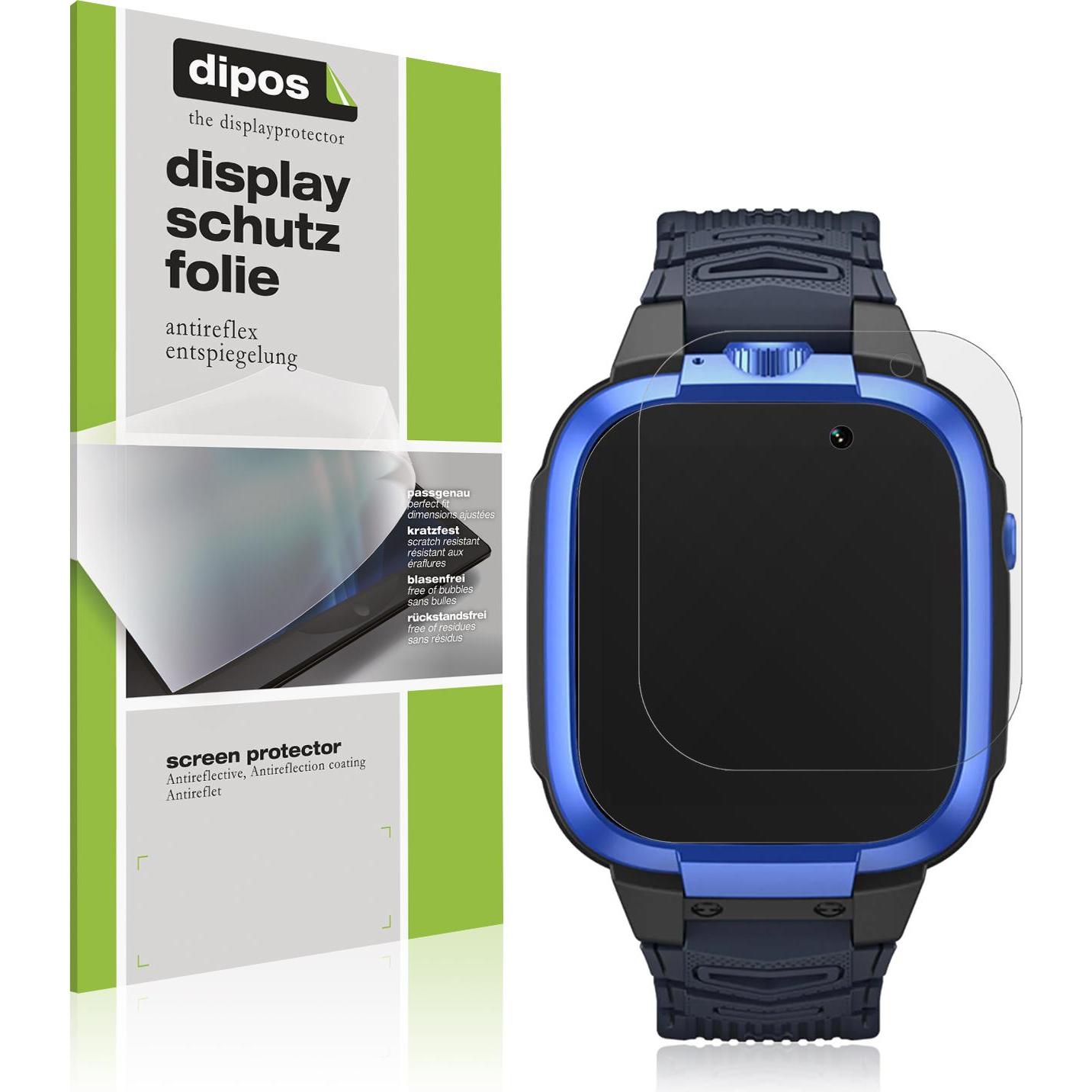 Dipos Schutzfolie Matt für Mibro Kids Z3, Smartwatch Schutzfolie, Transparent