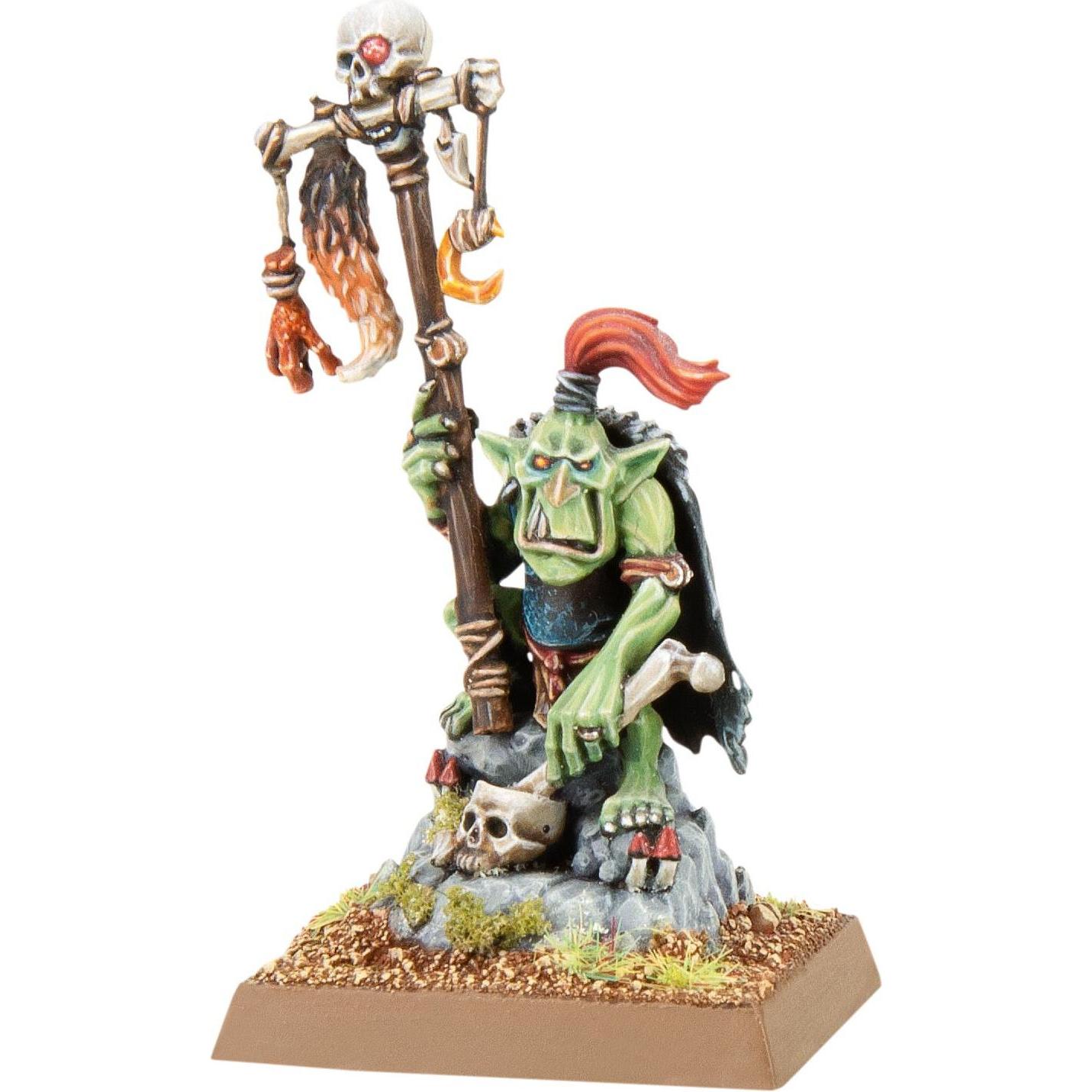 Games Workshop Warhammer ToW - Orc & Gobelin : Gobelin Chamane (Kunststoff) (09-12)