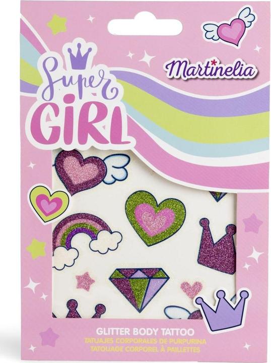 Martinelia Supergirl Glitter Tattoo