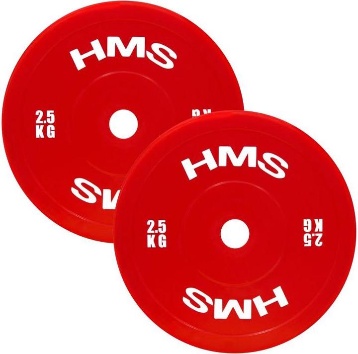 Actual product image HMS TPP02 (2 x 2 5 KG) ROT OLYMPISCHES TECHNISCHES BECKEN PE 2 x 2 5 KG (2 x 2.5 kg)