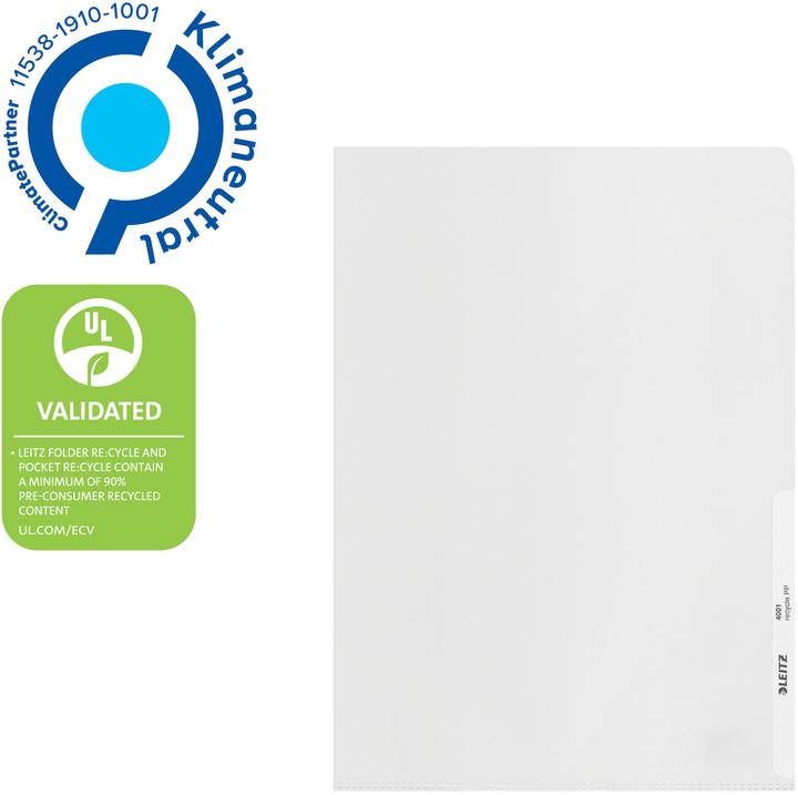 Image du produit Leitz Pochette transparente Recycle A4 (A4, 25x)
