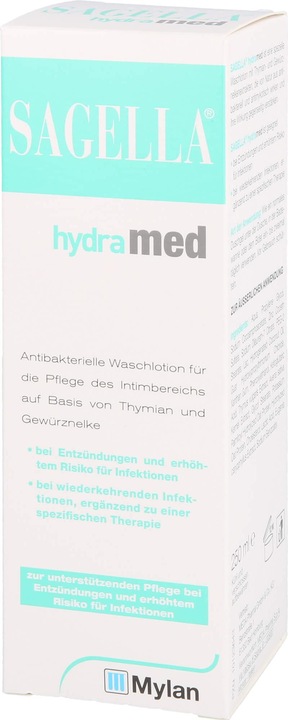 Image du produit Sagella hydramed lotion lavante antibactérienne, 250 ml de lotion (250 ml, Lotion de toilette intime)
