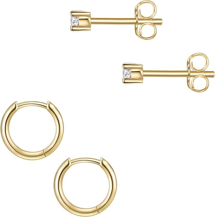 Immagine prodotto Lulu & Jane Set da donna (orecchini 2) in ottone - 35234 (Ottone)