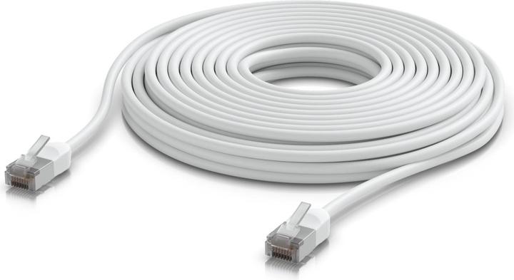 Image du produit Ubiquiti UACC-Cable-Patch-Outdoor-C6A-12M-W (U/FTP, CAT6a, 12 m)