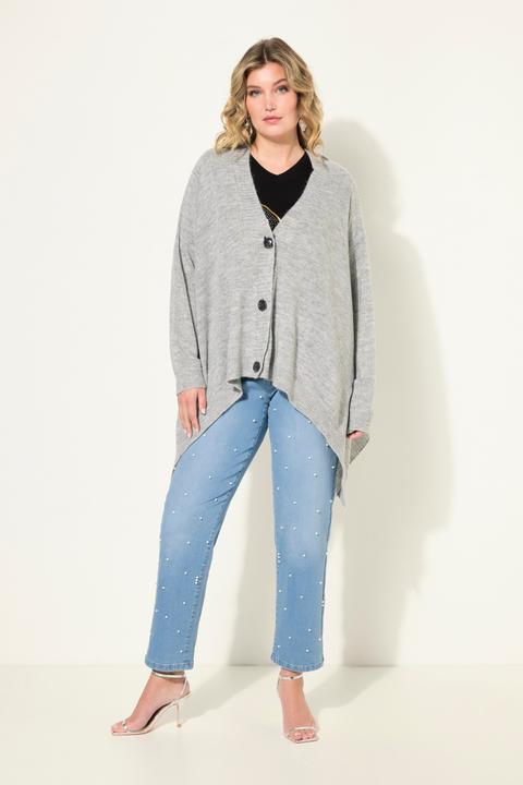 Image du produit Miamoda Strickjacke, Cape-Look, Knopfleiste, Langarm (54)