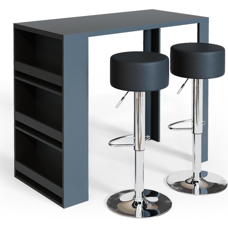 Vicco, Bartisch, Bartisch-Set (117 x 57 x 106 cm)