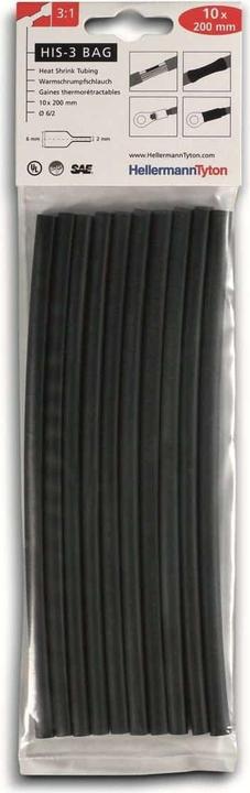 Produktbild HellermannTyton Schrumpfschlauchsortiment Brau (10 x)