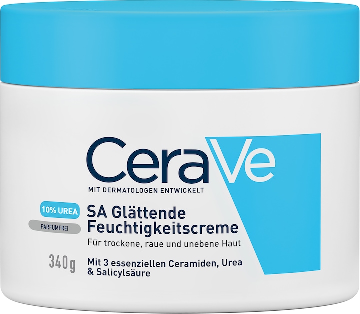 Actual product image CeraVe SA Urea Smoothing Moisturizing Cream (Body cream, 340 ml)