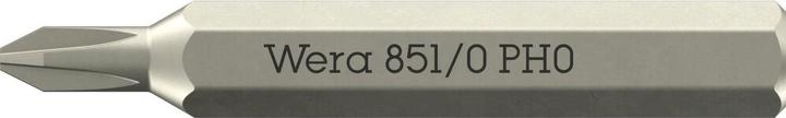 Wera 851 Micro Bits JCIS PH 0 x 30mm (Cross Phillips PH)