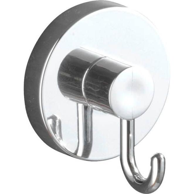 Wenko, Porta asciugamani + ganci per asciugamani, 4 portasciugamani argento