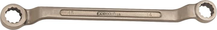 Actual product image KS Tools BRONZEplus double ring spanner cranked (9 mm)