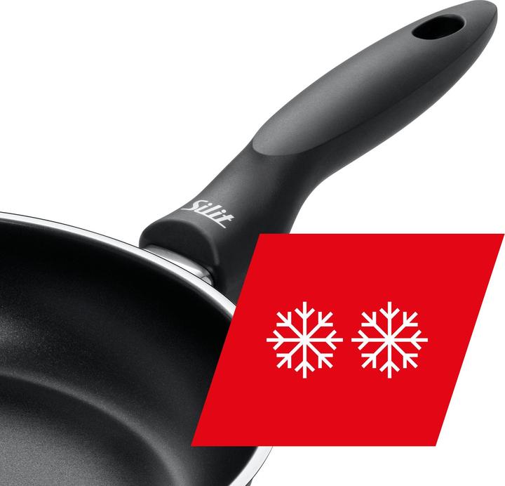Produktbild Silit Antihaft Pfanne Edelstahlpfanne Bratpfanne 24cm Domus Induktion beschichtet (Bratpfanne, Edelstahl, 24 x 7.50 cm)
