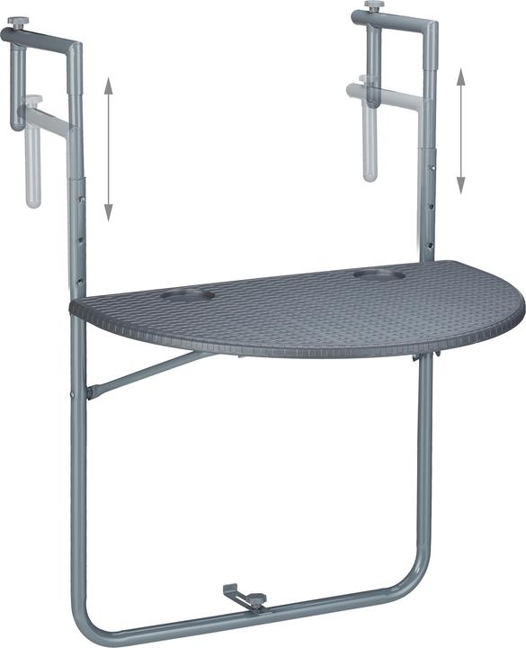 Produktbild Relaxdays Balkonhängetisch (59.50 cm)