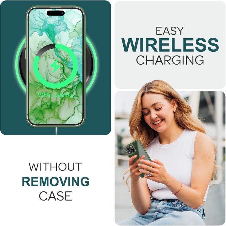 Produktbild Nalia Hybrid Hülle Matt Transparent Frosted (Apple iPhone 15 Plus)