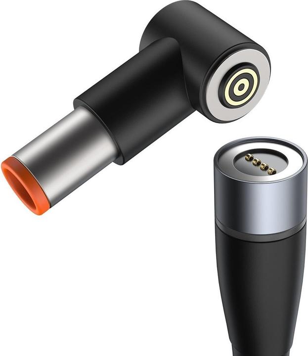 Produktbild Baseus Zinc Magnetic Cable, USB-C to DC 100W, PD, 2m, angled (black) (2 m, 100 W)