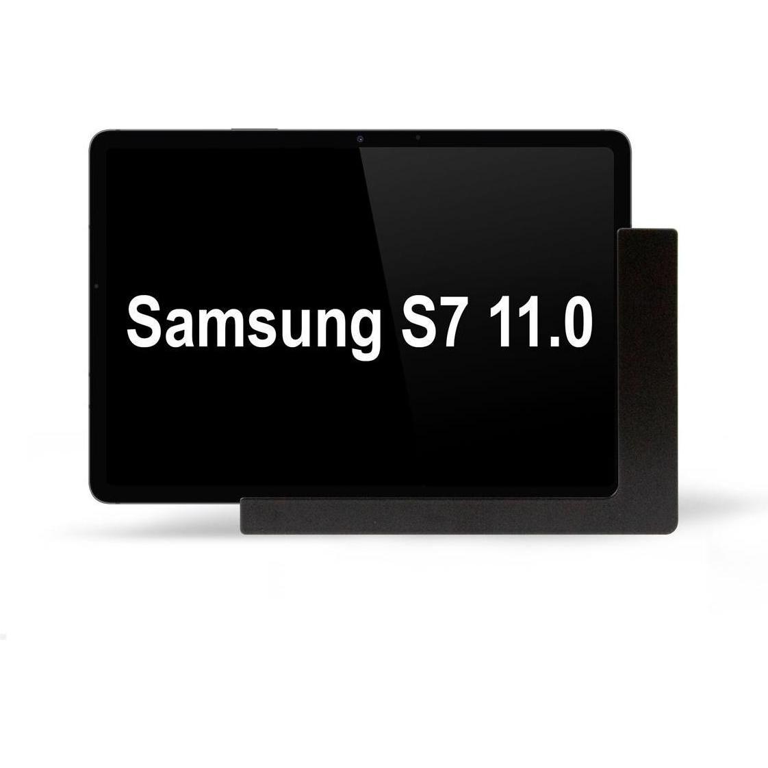 TabLines TWP007B Wandhalterung für Samsung Tab S7 11.0, schwarz, Tablet Halterung, Schwarz