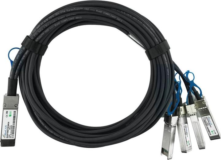 Actual product image BlueLAN Mellanox MCP7H70-V02AR26 Compatible QSFP56 DAC BO070601W3M30