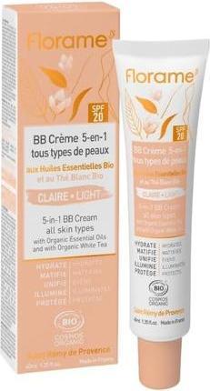 Image du produit Florame BIO-BB Crème 5 en 1 Teint Clair SPF 20 Thé Blanc - 40ml -