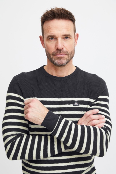 Produktbild FQ1924 FQKyle stripe crew neck knit 21900651 (XL)