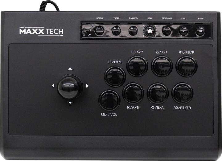Produktbild Maxx Tech Multiplatform Arcade Fight Stick (PS3, Android, PS4, Xbox One S, PC, Xbox One X, Switch)