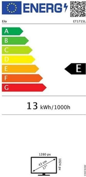Energy Label ēlo 1715l (1280 x 1024 pixels, 17")