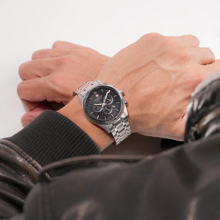 Image du produit Swiss Military Hanowa SMWGC0003103 Airman First Class (Chronographe, Swiss Made, 43 mm)