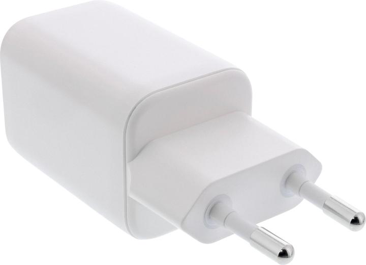 Immagine prodotto InLine Adattatore di corrente USB, caricatore, USB-A + USB-C, 33W, Power Delivery + Quick Charge, bianco (33 W, 2 porte)