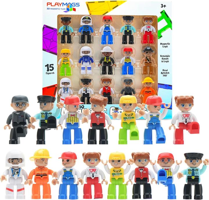 Produktbild Playmags 15 Magnetfiguren
