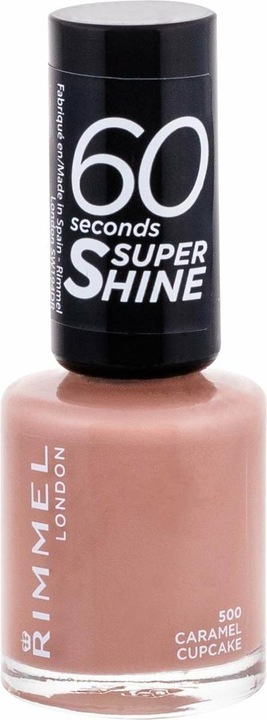Rimmel London 60 Seconds Super Shine (500 Caramel cupcake, Colour paint)