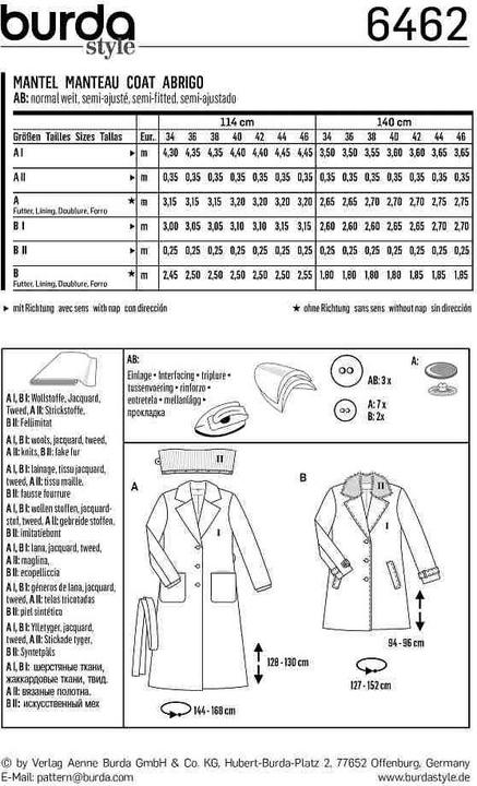Produktbild Schnittmuster Mantel