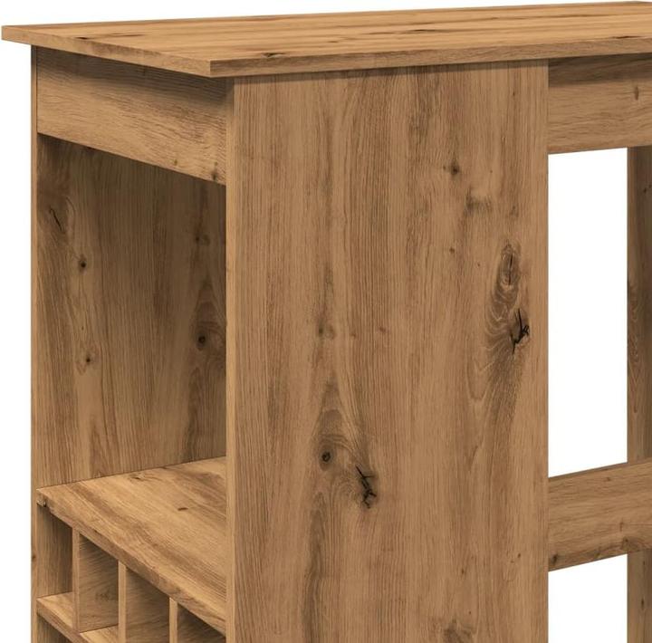 Produktbild vidaXL Bartisch mit Regal