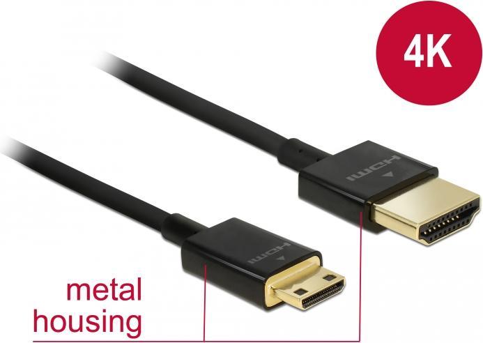 Actual product image Delock HDMI (Typ A) — mini HDMI (Typ C) (0.50 m)