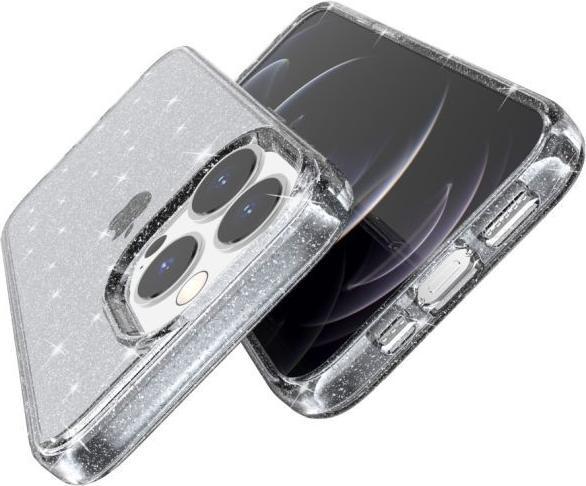 Actual product image MU Style Glittery Powder Soft TPU Series (Apple iPhone 15 Pro)