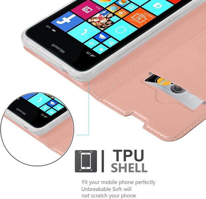 Actual product image Cadorabo Book Classy Style Cover (Microsoft Lumia 640)