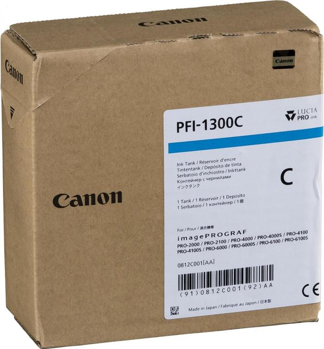 Produktbild Canon Tinte PFI-1300 cyan (C)