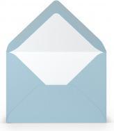 Actual product image Rössler Envelope C6 SF aqua ribbed (C6, 5x)